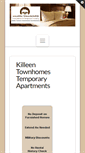 Mobile Screenshot of killeentownhomes.com